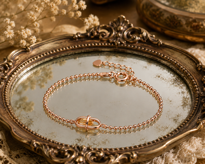 Citrine Birthstone 925 Sterling Silver Crystal Chain Bracelet – Abundance, Success & Positive Energy